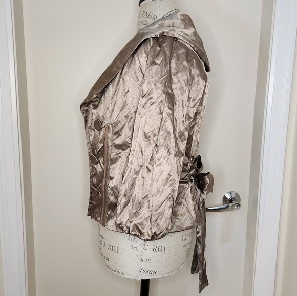 BCBG shiny crop Spring jacket - Picture 2 of 12